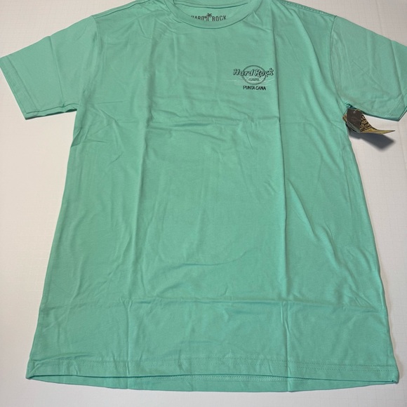 Hard Rock Cafe Mint Green T-Shirt - Picture 6 of 7
